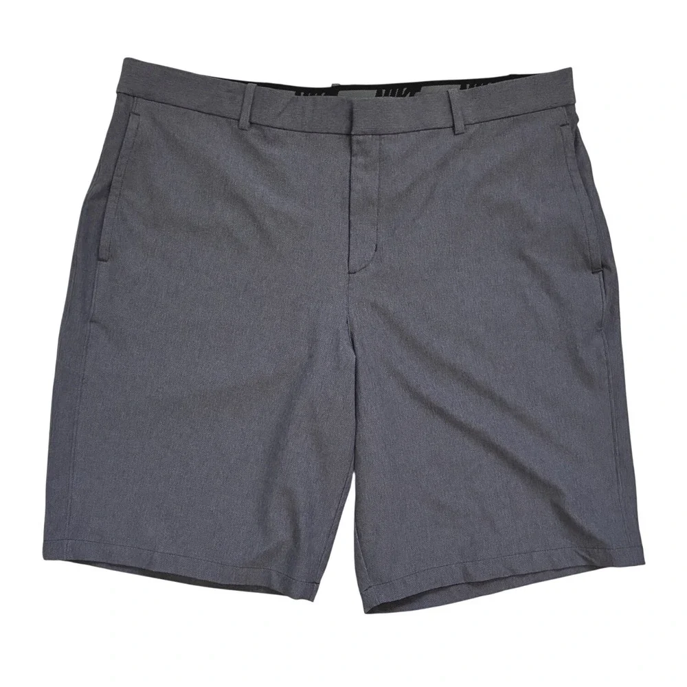 Nike Flex Golf Shorts Mens 38 Dark Grey Textured Performance AJ5495-015